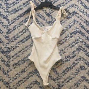 Clove Tie Up Bodysuit — Princess Polly
